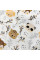 Непромокаюча пелюшка · 60×45 см · Біла тваринки гілочки — Babywear