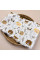 Непромокаюча пелюшка · 60×45 см · Біла тваринки гілочки — Babywear