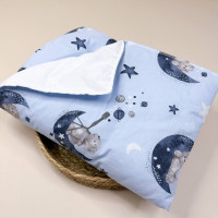 Бавовняна пелюшка · Блакитна з ведмедиками — Babywear