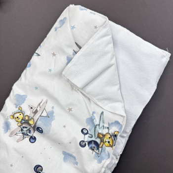 Бавовняна пелюшка · Ведмедики вертальотики · З синтепоном — Babywear