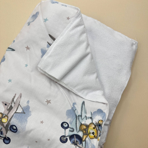 Бавовняна пелюшка · Ведмедики вертальотики · З синтепоном — Babywear
