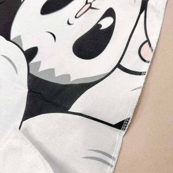Непромокаюча пелюшка · 60×45 см · Великі пандочки — Babywear