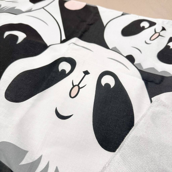 Непромокаюча пелюшка · 60×45 см · Великі пандочки — Babywear