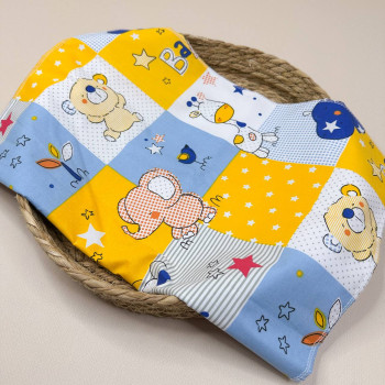 Непромокаюча пелюшка · 60×45 см · Кольорові квадратики — Babywear