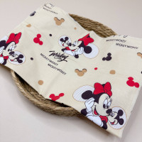 Непромокаюча пелюшка · 60×45 см · Бежева з Мінні — Babywear
