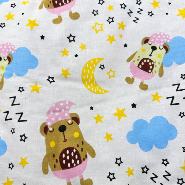 Бавовняна пелюшка · Рожеві ведмедики · З синтепоном — Babywear