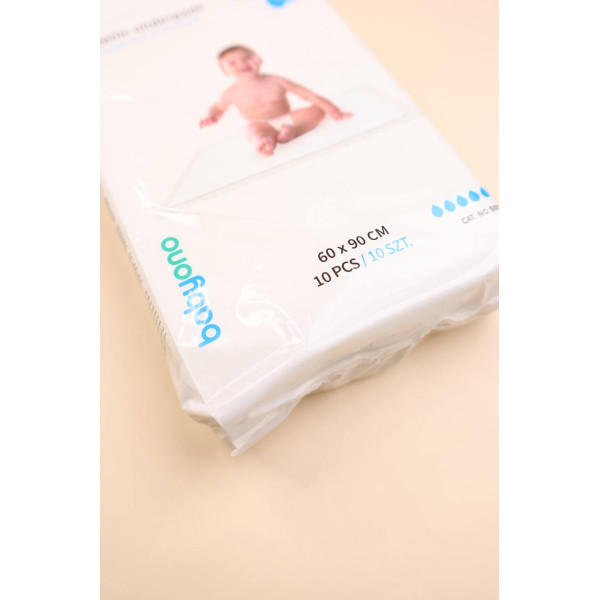 Гігієнічні пелюшки 60х90 см (10шт/уп) "BabyOno"