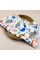 Байкова пелюшка · Біла із динозаврами — Babywear