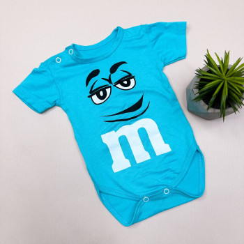Боді із куліру Блакитний M&M's (56–86)