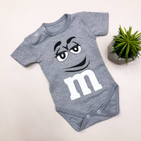 Боді із куліру Сірий M&M's (56–86)