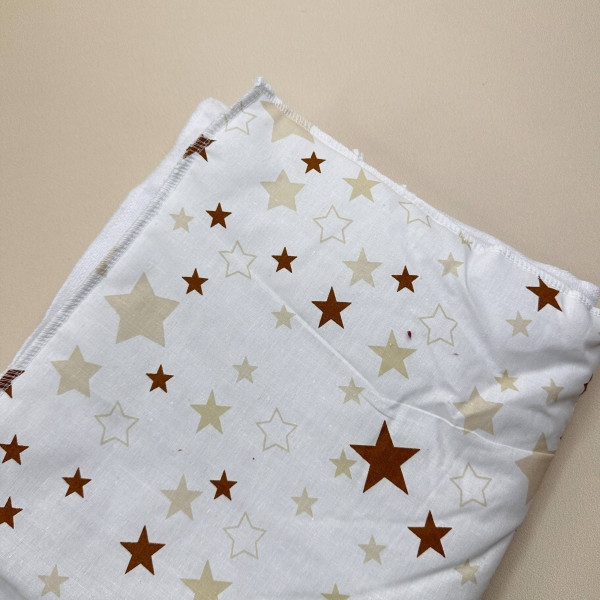Непромокаюча пелюшка · Біла зірочки · З синтепоном — Babywear