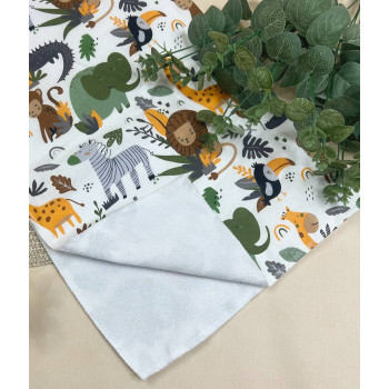 Непромокаюча пелюшка · 60×45 см · Екзотичні тварини — Babywear