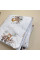 Бавовняна пелюшка · Бежевий ведмедик на літаку — Babywear