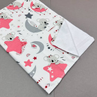 Непромокаюча пелюшка · 120×60 см · Коали на місяцях — Babywear