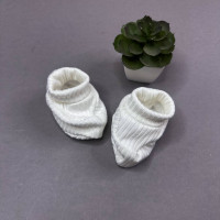 Пінетки із рубчику Молочні
