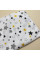 Непромокаюча пелюшка · 120×60 см · Біла з зірками — Babywear