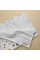 Непромокаюча пелюшка · 120×60 см · Біла з зірками — Babywear