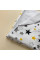 Непромокаюча пелюшка · 120×60 см · Біла з зірками — Babywear