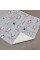 Непромокаюча пелюшка · 120×60 см · Сіра з зайчиками — Babywear