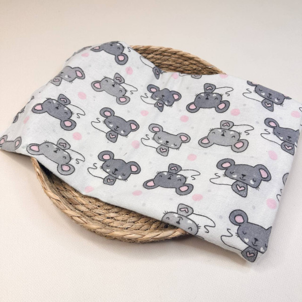 Байкова пелюшка · 70×90 см. · Сірі миші — Babywear