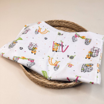 Байкова пелюшка · 70×90 см. · Зайчик лисиця — Babywear