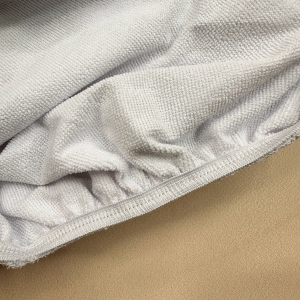 Непромокаючий наматрасник у візочок із бязі Коричневі їжачки та лисички