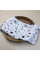 Бавовняна пелюшка · 90×70 см · Біла з сірими зірочками — Babywear