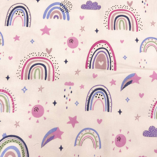 Байкова пелюшка · 80×90 см. · Фіолетові веселки — Babywear