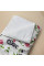 Бавовняна пелюшка · Біла зайчики квіти · З синтепоном — Babywear