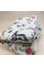 Бавовняна пелюшка · Біла зайчики квіти · З синтепоном — Babywear