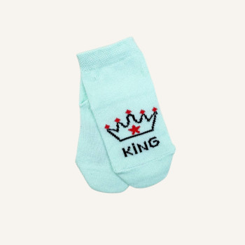Носочки тонкі бавовняні Бірюзові"King"