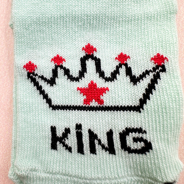Носочки тонкі бавовняні Бірюзові"King"
