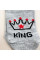 Носочки тонкі бавовняні Сірі "King"