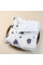 Непромокаюча пелюшка · Біла з чорними сердечками · З синтепоном — Babywear