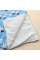 Непромокаюча пелюшка · Блакитна з зайчиками · З синтепоном — Babywear