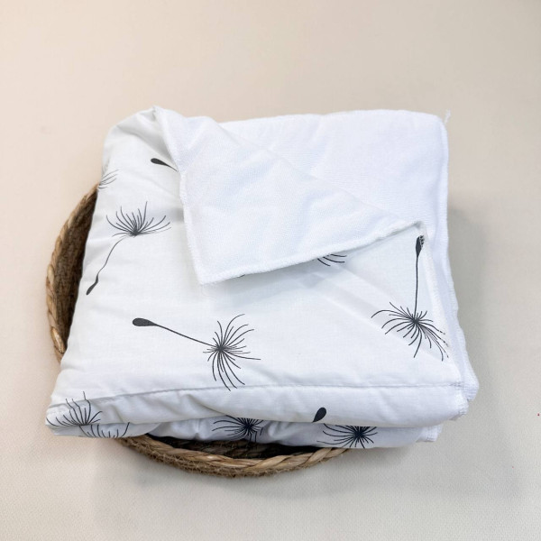 Непромокаюча пелюшка · Біла з одуванчиками — Babywear