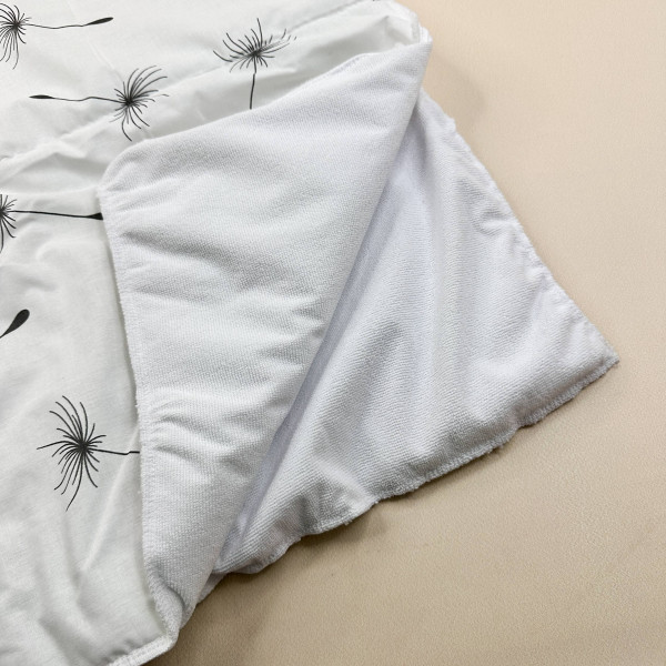 Непромокаюча пелюшка · Біла з одуванчиками — Babywear
