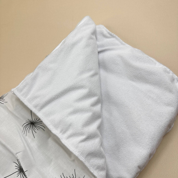 Непромокаюча пелюшка · Біла з одуванчиками — Babywear
