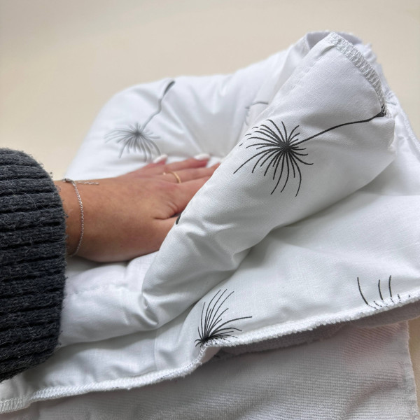Непромокаюча пелюшка · Біла з одуванчиками — Babywear