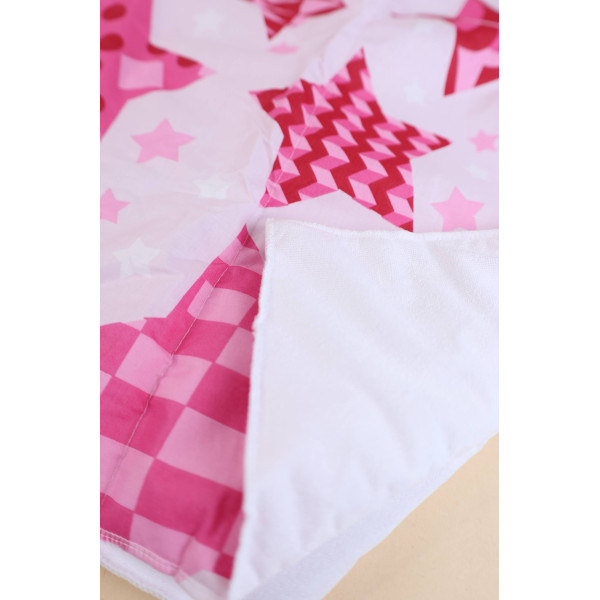 Непромокаюча пелюшка · Рожева з зірочками · З синтепоном — Babywear