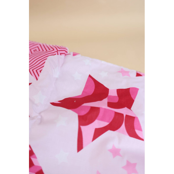 Непромокаюча пелюшка · Рожева з зірочками · З синтепоном — Babywear