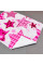 Бавовняна пелюшка · 80×65 см · Рожевий з зірочками — Babywear