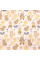 Непромокаюча пелюшка · 80×65 см · Біла ведмедики кулі — Babywear