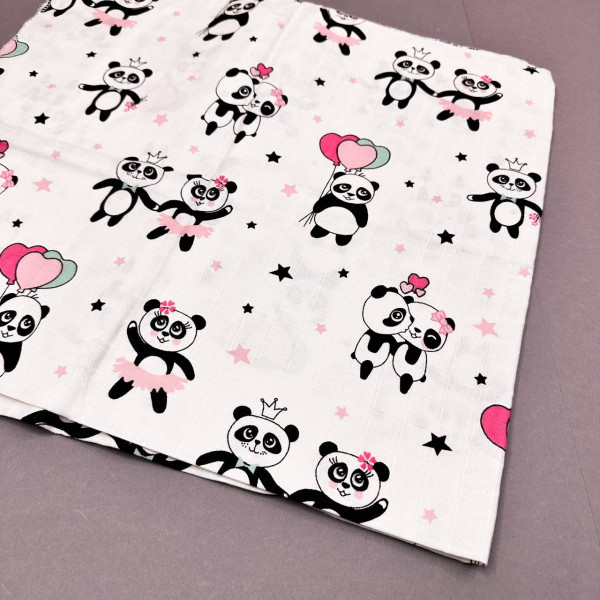 Муслінова пелюшка · 90×80 см. · Панди — Babywear