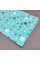 Бавовняна пелюшка · 90×110 см · Бірюзова із зірочками — Babywear
