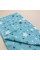Бавовняна пелюшка · 90×110 см · Бірюзова із зірочками — Babywear