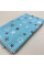 Бавовняна пелюшка · 90×110 см · Бірюзова із зірочками — Babywear