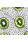 Бавовняна пелюшка · 90×110 см · Сіра із ківі — Babywear