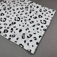 Бавовняна пелюшка · 90×110 см · Сірий леопардовий — Babywear