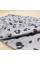 Бавовняна пелюшка · 90×110 см · Сірий леопардовий — Babywear